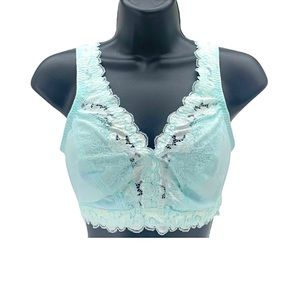 Breezie’s Floral Teal Blue Bra
